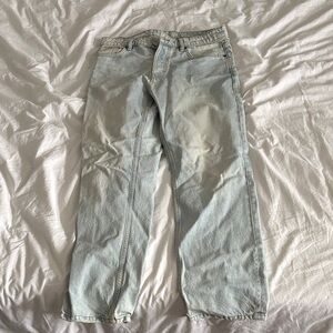 Zara Men's Faded Denim Jeans
